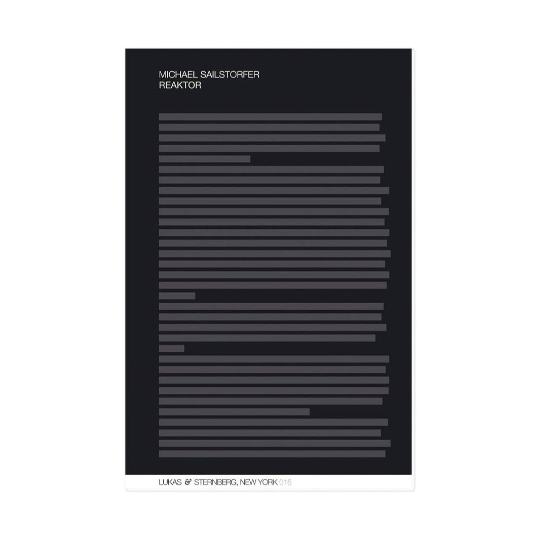 Michael Sailstorfer - Reaktor