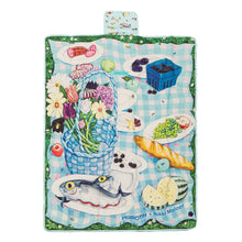 Load image into Gallery viewer, Nikki Maloof - Blue Picnic Portable Blanket
