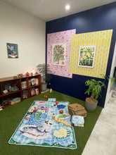 Load image into Gallery viewer, Nikki Maloof - Blue Picnic Portable Blanket
