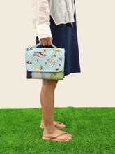 Load image into Gallery viewer, Nikki Maloof - Blue Picnic Portable Blanket
