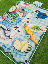 Load image into Gallery viewer, Nikki Maloof - Blue Picnic Portable Blanket
