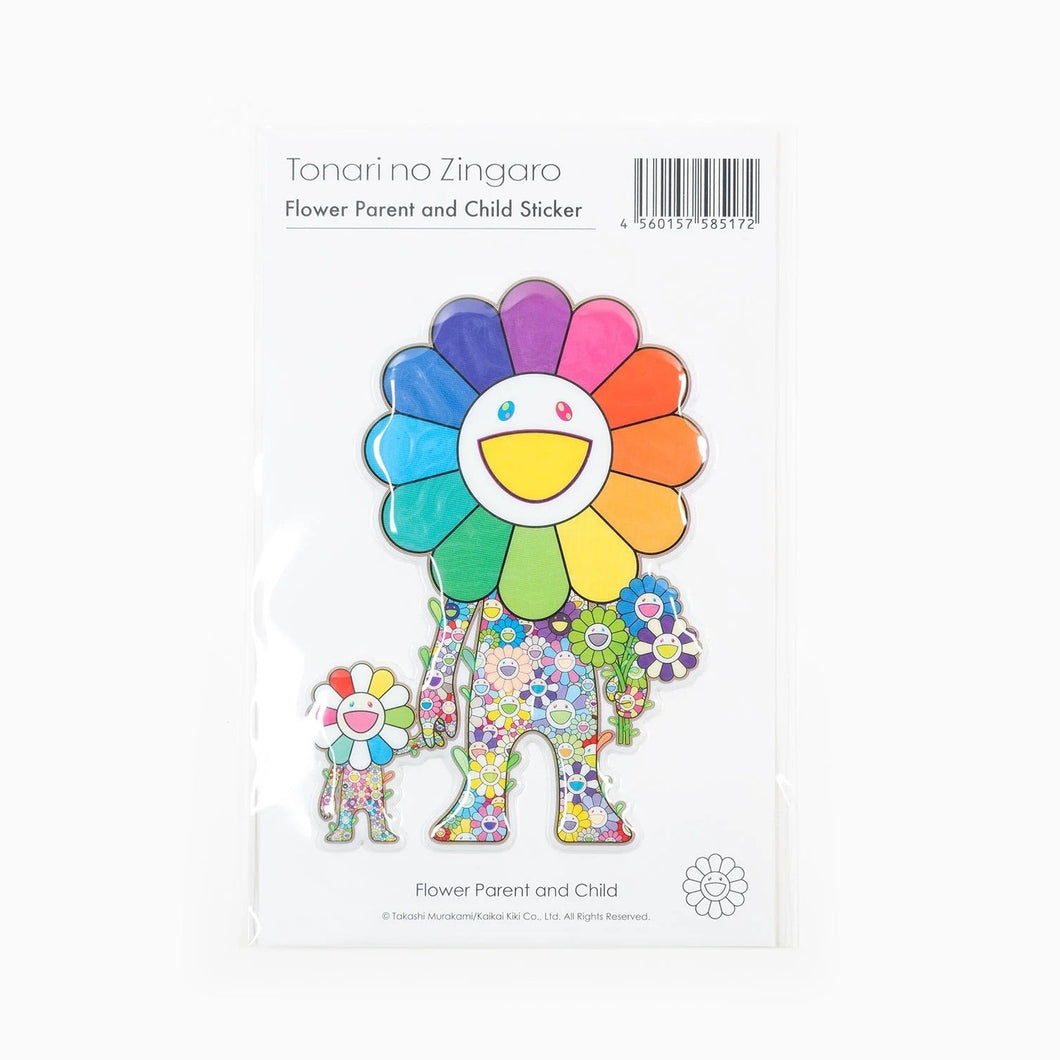 Takashi Murakami - Sticker - Bubbling Flower Parent and Child