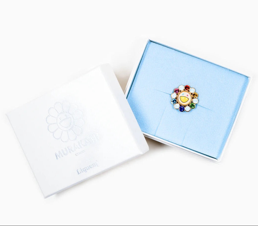 Takashi Murakami x Liquem - Flower Lapel Pin (Multicolor)