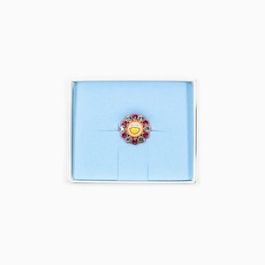 Takashi Murakami x Liquem - Flower Lapel Pin (Pink x White)