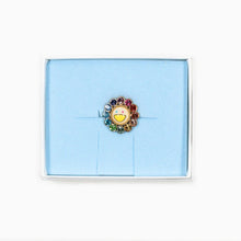 Load image into Gallery viewer, Takashi Murakami x Liquem - Flower Lapel Pin (Rainbow)
