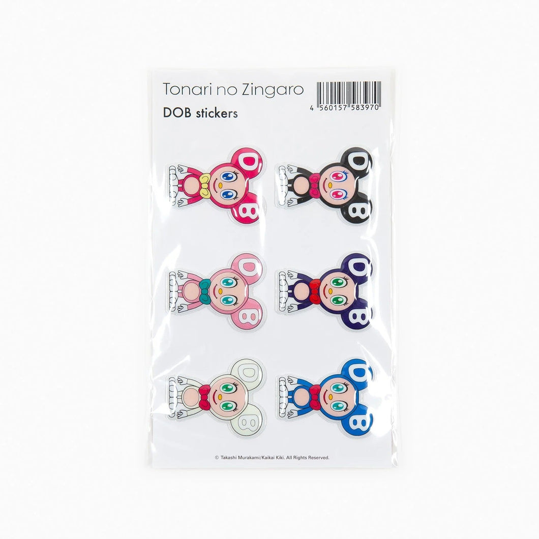 Takashi Murakami - Stickers - Bubbling Mr. DOB (Set of 6)