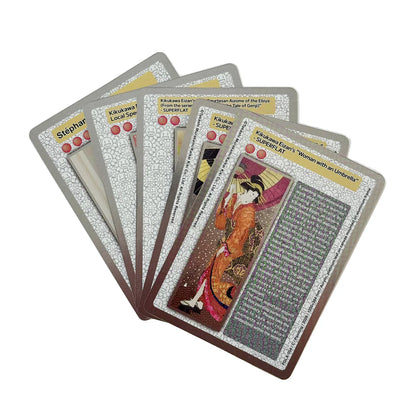 Takashi Murakami - Trading Cards - Hark Back to Ukiyo-e: Tracing Superflat to Japonisme's Genesis (Pack of 5)