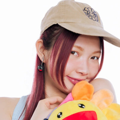 Takashi Murakami x Liquem - Cherry Earrings (Black)