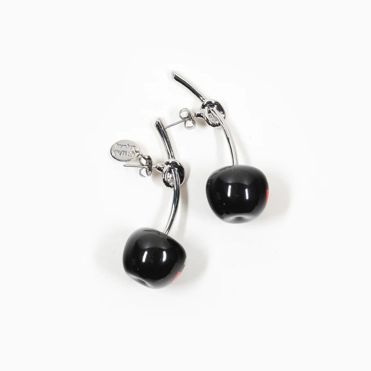Takashi Murakami x Liquem - Cherry Earrings (Black)