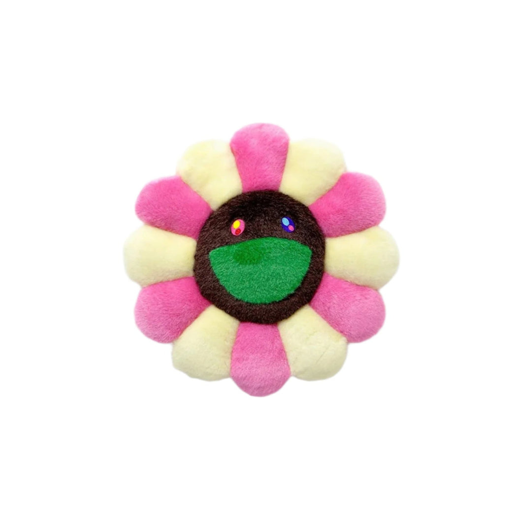 Takashi Murakami - Flower Pillow - Pink Ivory & Brown (30cm)