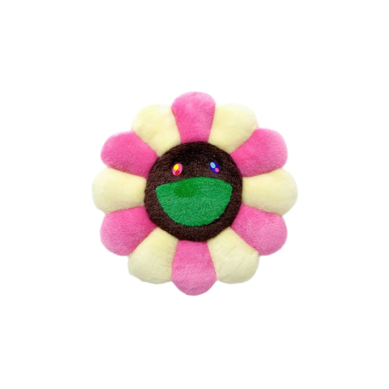 Takashi Murakami - Flower Pillow - Pink Ivory & Brown (30cm)