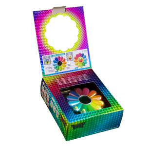 Takashi Murakami - Flower Go Walk Game - Rainbow x Clear (with Collectible Trading Card)