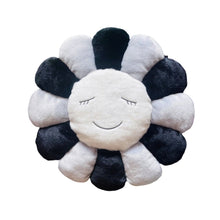 Load image into Gallery viewer, Takashi Murakami - Flower Pillow - Gray &amp; Black (30cm)

