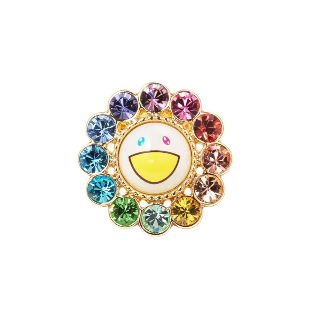 Takashi Murakami x Liquem - Flower Lapel Pin (Rainbow)