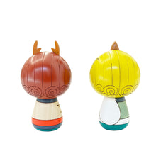 Load image into Gallery viewer, Takashi Murakami - Wind &amp; Thunder God Kokeshi Dolls
