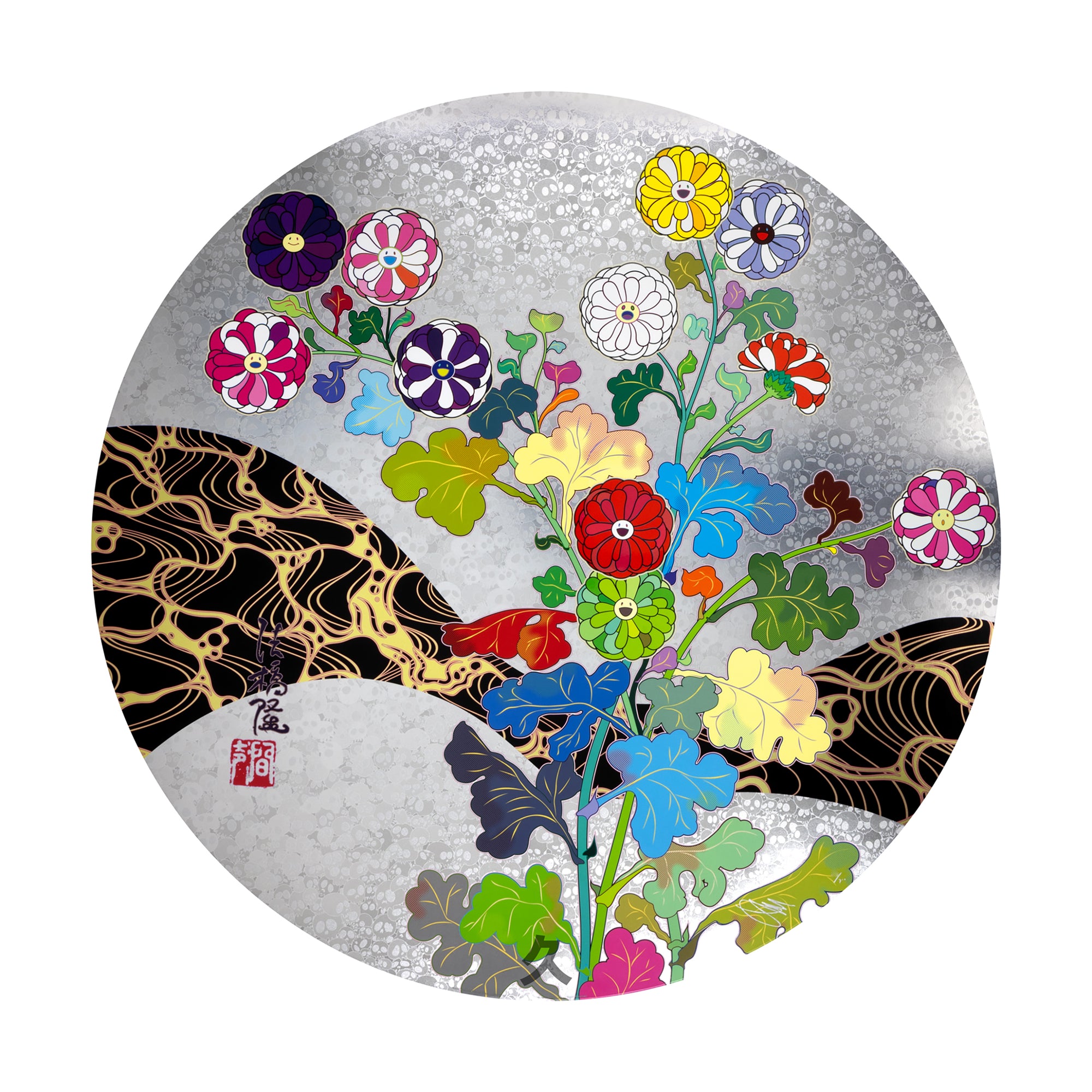 Takashi Murakami - Kōrin: Flowers, 2014