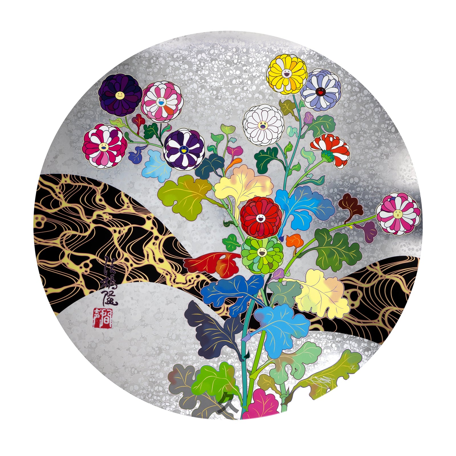 Takashi Murakami - Kōrin: Flowers, 2014