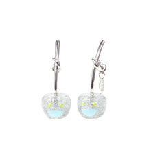 Load image into Gallery viewer, Takashi Murakami x Liquem - Cherry Earrings (Silver Clear)
