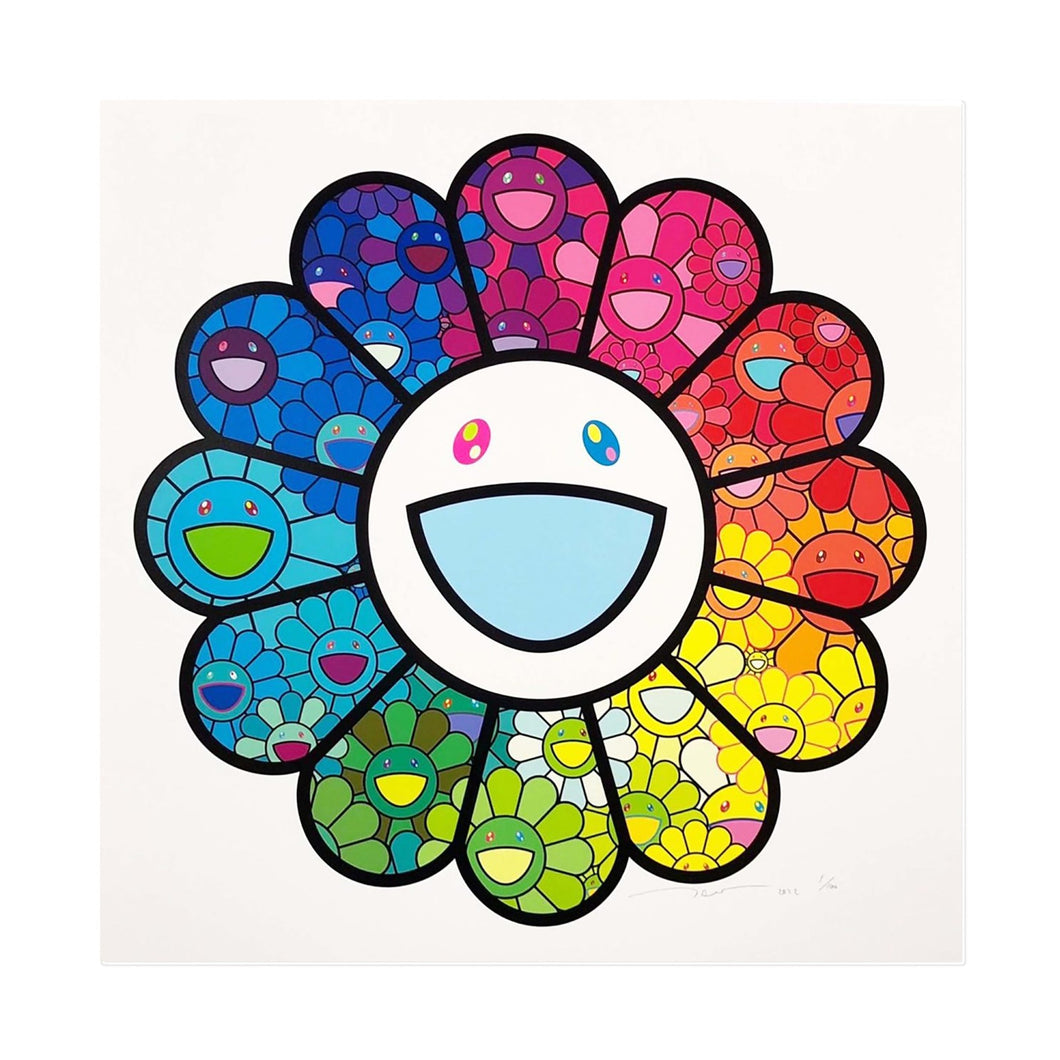 Takashi Murakami - Multicolor Super Flat Flowers