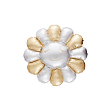 Load image into Gallery viewer, Takashi Murakami - Flower Pillow - Gold &amp; Silver (60cm)
