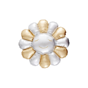 Takashi Murakami - Flower Pillow - Gold & Silver (60cm)