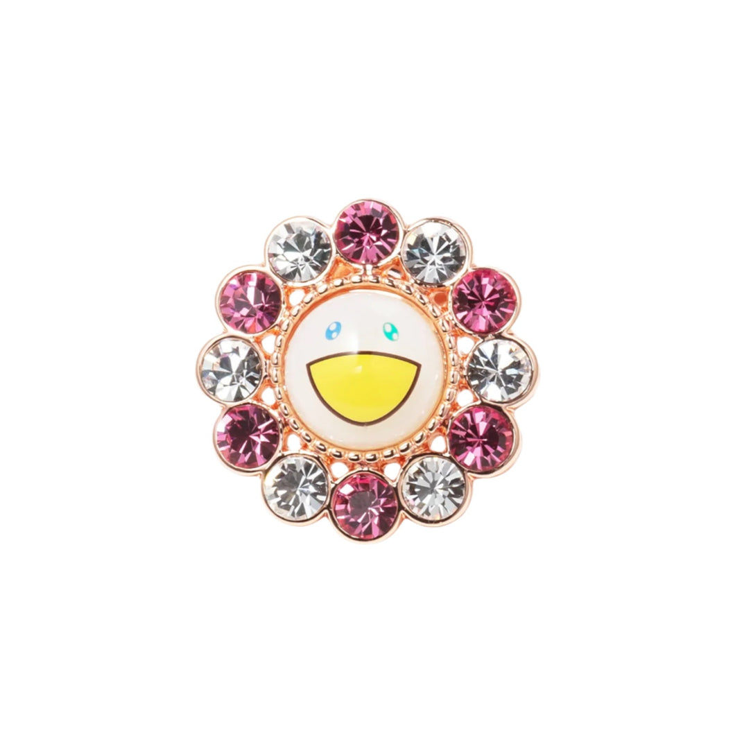 Takashi Murakami x Liquem - Flower Lapel Pin (Pink x White)