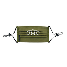 Load image into Gallery viewer, Takashi Murakami - Flower Face Mask (Moss Green)
