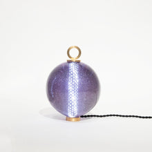 Load image into Gallery viewer, Jean-Michel Othoniel - Perle Lamp - Alessandrita Améthyste Mica (15cm)
