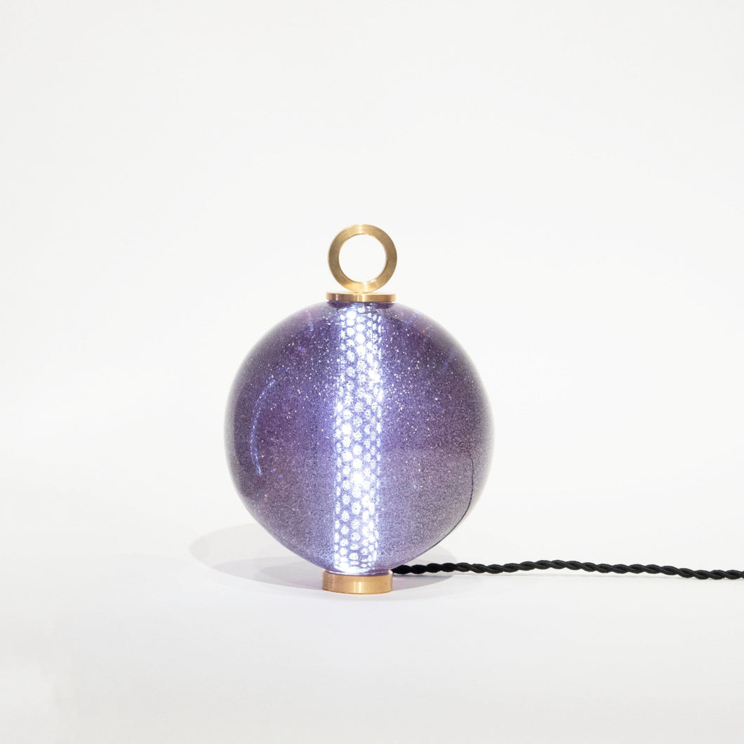 Jean-Michel Othoniel - Perle Lamp - Alessandrita Améthyste Mica (15cm)
