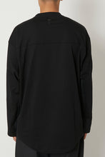 Load image into Gallery viewer, Izumi Kato x D-VEC Almost Black - Cotton Plating Long Sleeve Shirt
