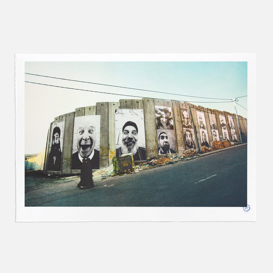 JR - 29MM, Face 2 Face, Separation Wall, Security Fence, Palestinian Side, Bethlehem, 2007