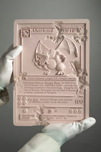 Daniel Arsham - Pink Crystalized Charizard Card