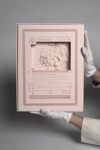 Daniel Arsham - Pink Crystalized Charizard Card