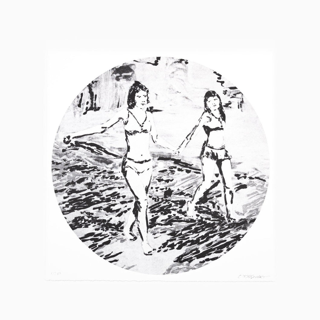 Claire Tabouret x Alex Somers x Aska Matsumiya - Light Past Blue Vinyl Record + Print