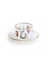 Load image into Gallery viewer, Toiletpaper (Maurizio Cattelan x Pierpaolo Ferrari) - Glass Coffee Cup &amp; Saucer
