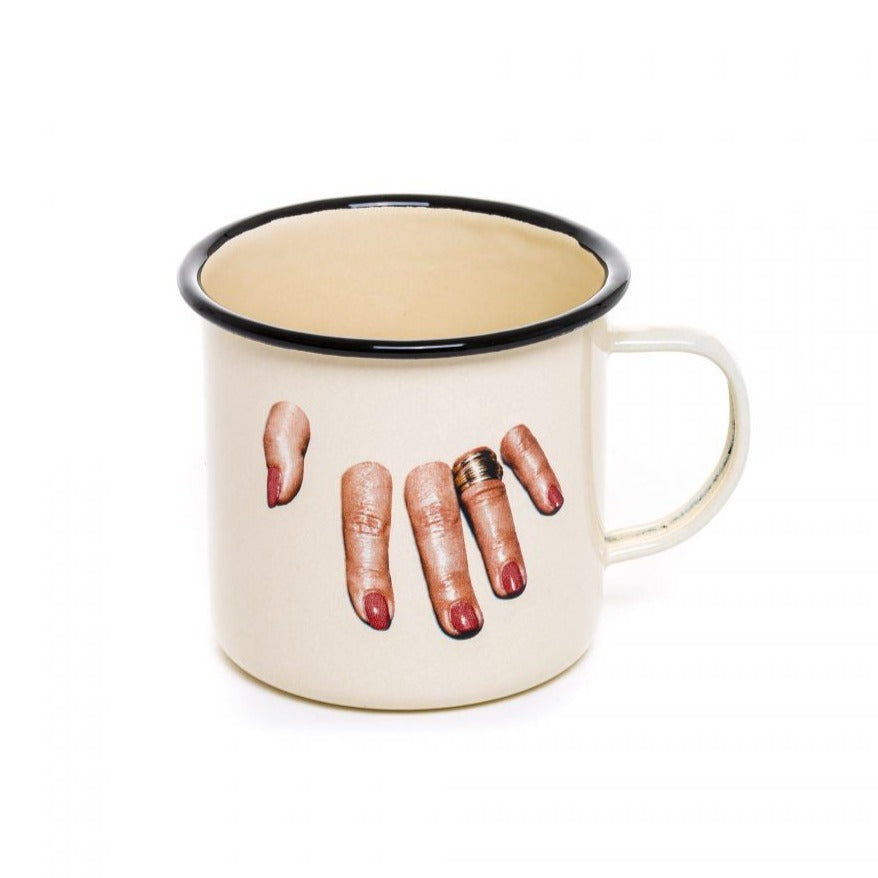 Toiletpaper (Maurizio Cattelan x Pierpaolo Ferrari) - Enamel Mugs (Assorted Designs)