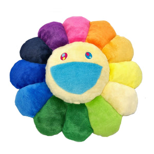 Takashi Murakami - Flower Pillow - Rainbow & White (60cm)