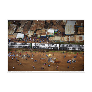 JR - 28 MM, Women are Heroes, Action in Kibera Slum, Nairobi Kenya 2009