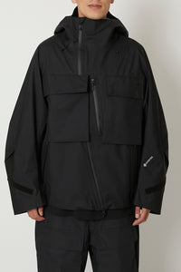 Izumi Kato x D-VEC Almost Black - Gore-tex 3L Shell Jacket