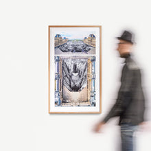 Load image into Gallery viewer, JR - JR au Louvre et le Secret de la Grande Pyramide, Diptyque - Paris, France, 2019
