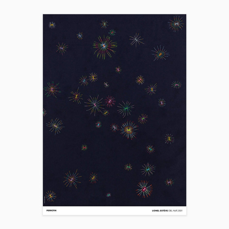 Lionel Estève - Ciel Nuit, 2021 (Signed)