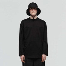 Load image into Gallery viewer, Izumi Kato x D-VEC Almost Black - Cotton Plating Long Sleeve Shirt
