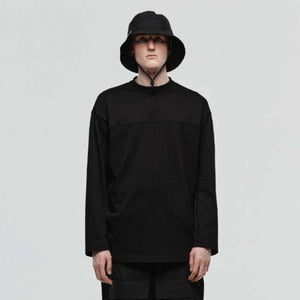 Izumi Kato x D-VEC Almost Black - Cotton Plating Long Sleeve Shirt