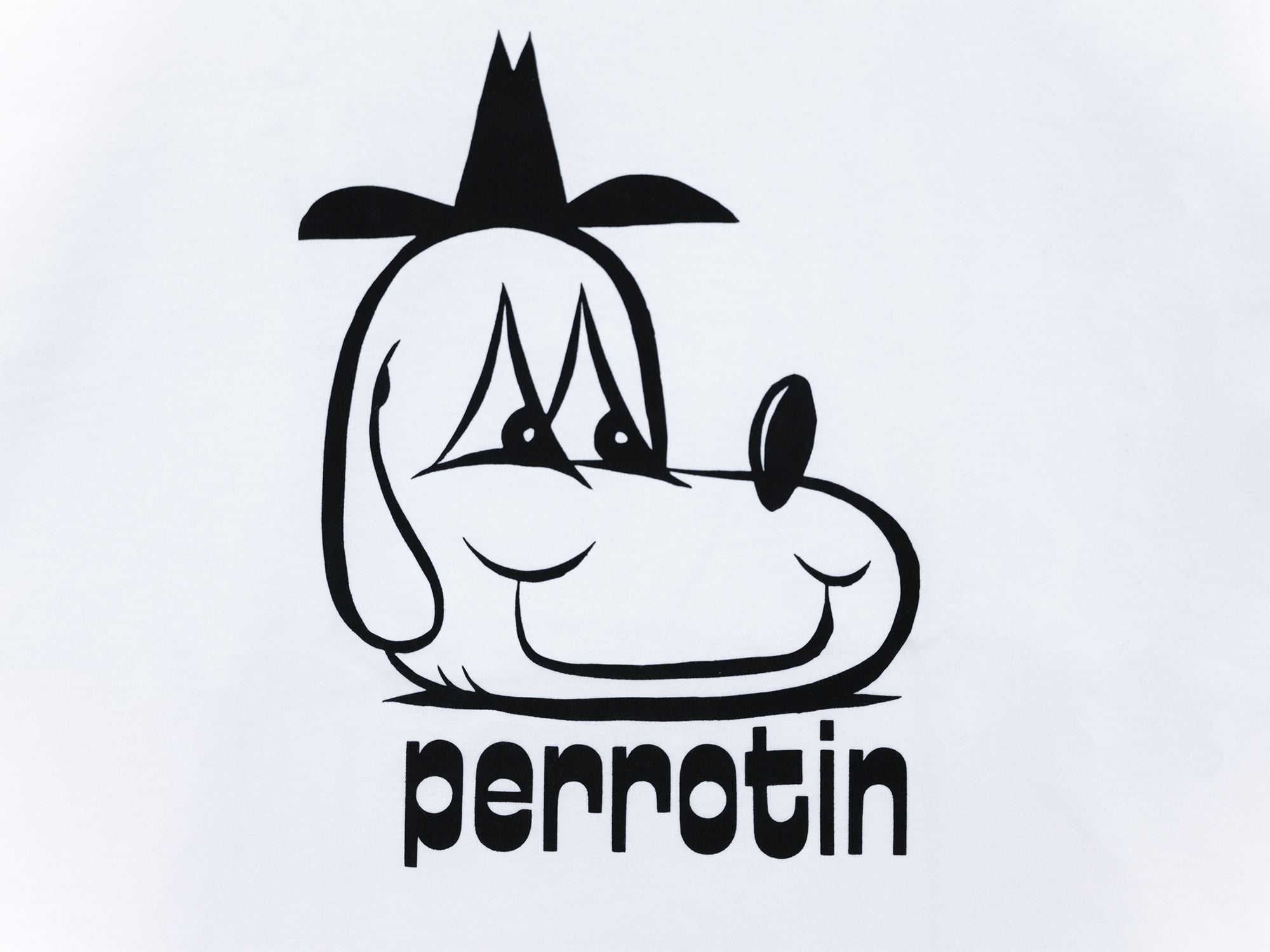 Barry McGee x Perrotin Logo Dog T-Shirt