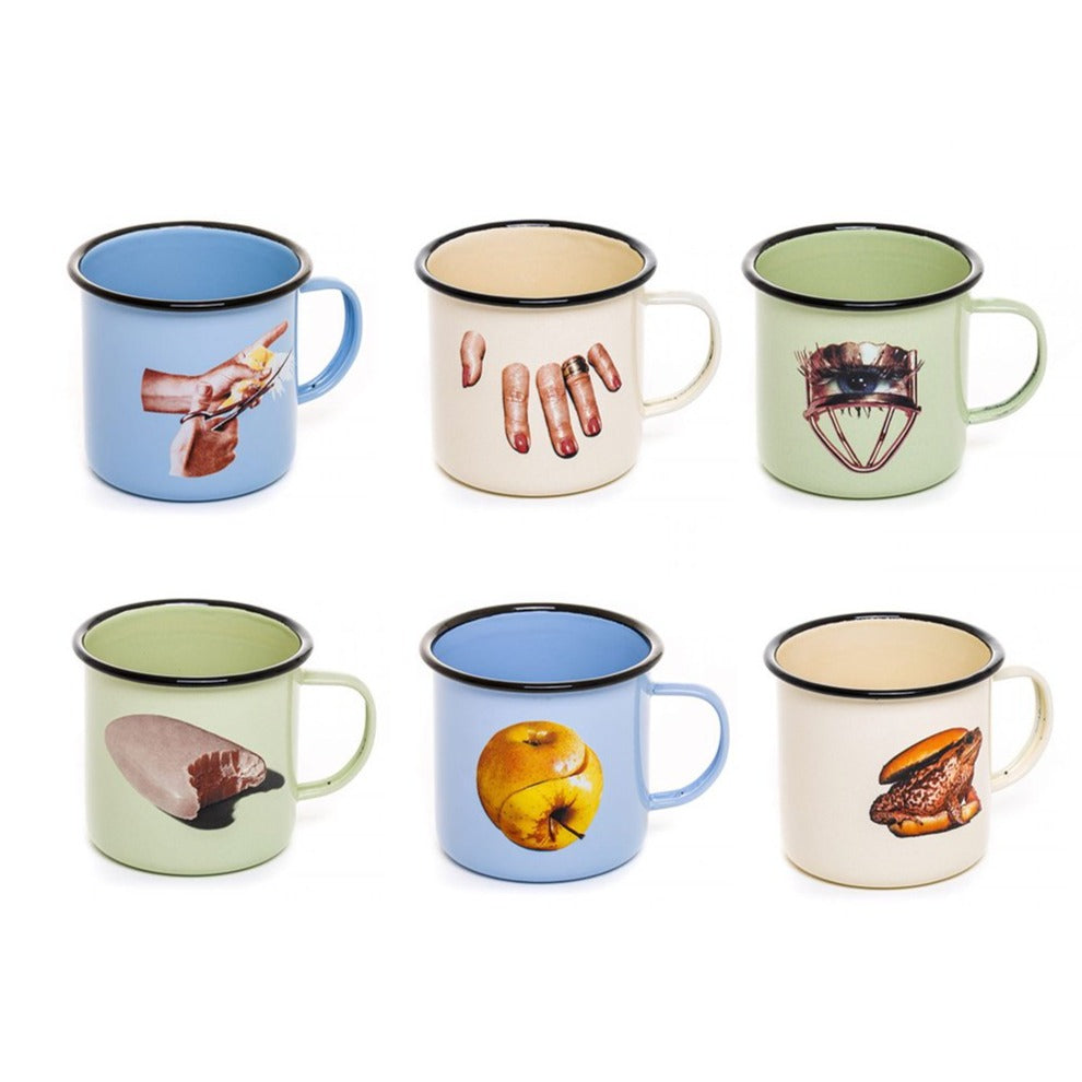 Toiletpaper (Maurizio Cattelan x Pierpaolo Ferrari) - Enamel Mugs (Assorted Designs)
