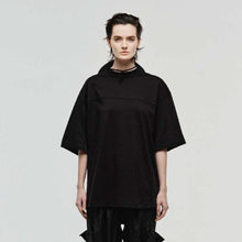 Load image into Gallery viewer, Izumi Kato x D-VEC Almost Black - Cotton Plating Short T-Shirt
