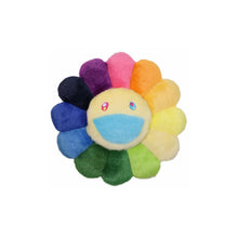 Load image into Gallery viewer, Takashi Murakami - Flower Pillow - Rainbow &amp; White (30cm)
