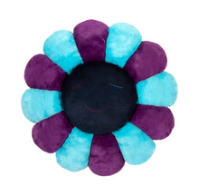 Load image into Gallery viewer, Takashi Murakami - Flower Pillow - Blue Purple Navy (60cm)

