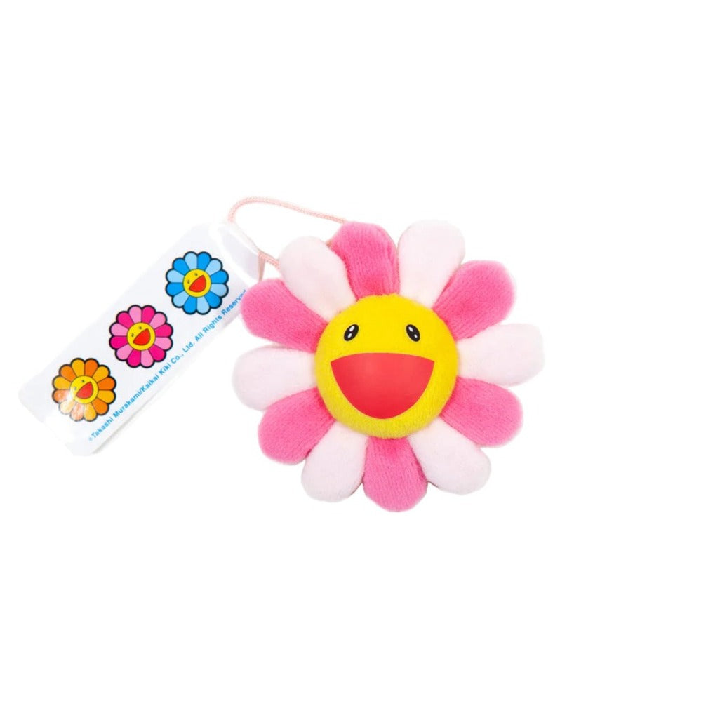Takashi Murakami - Plush Flower Pin Keychain - Pink