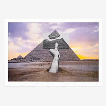 Load image into Gallery viewer, JR - Trompe l&#39;oeil, Greetings from Giza, 22 Octobre 2021, 16h44, Giza, Egypte, 2021
